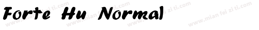 Forte Hu Normal字体转换